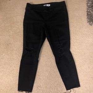 Old Navy black skinny jeggings